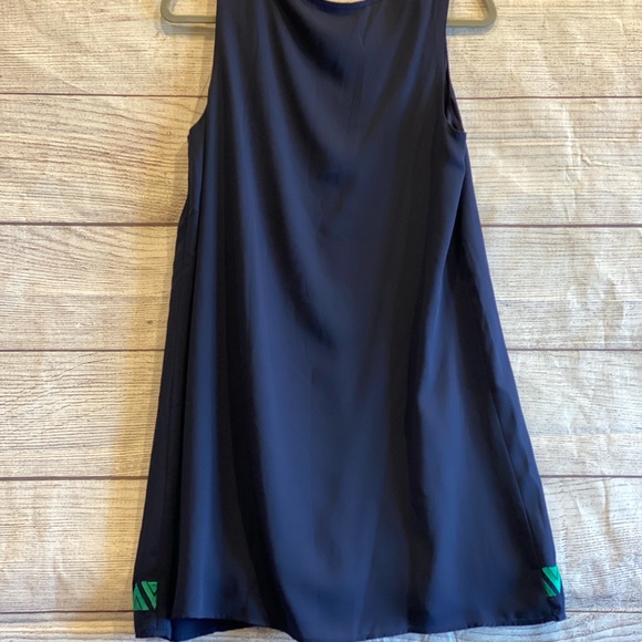 Ya Los Angeles sleeveless blue and green shift dress - Picture 5 of 6